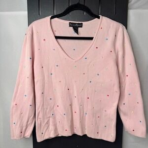 Mercer & Madison Embroidered Sweater